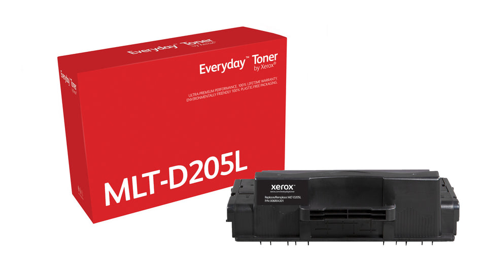 Everyday™ Black Toner by Xerox compatible with Samsung MLT-D205L, High capacity