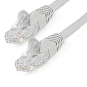 StarTech.com 15m CAT6 Ethernet Cable - LSZH (Low Smoke Zero Halogen) - 10 Gigabit 250Mhz 100W PoE RJ45 10GbE UTP Network Patch Cord Snagless with Strain Relief - Grey, CAT 6, ETL Verified, 24AWG