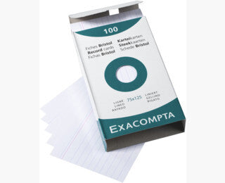 Exacompta 13801X index card White