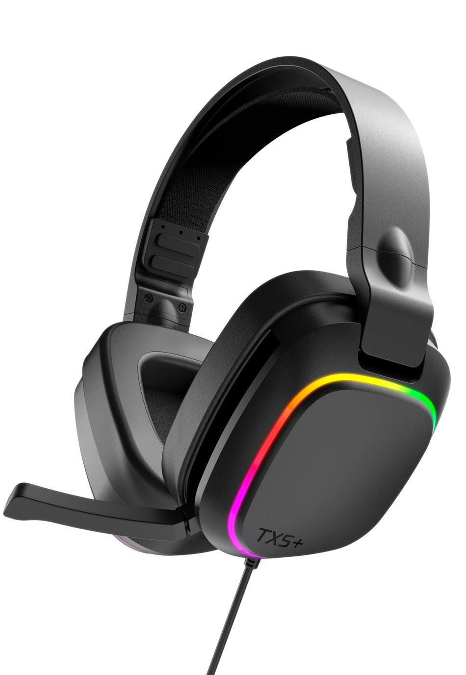 Gioteck TX5UNI-11-MU headphones/headset Wired & Wireless Head-band Gaming Black