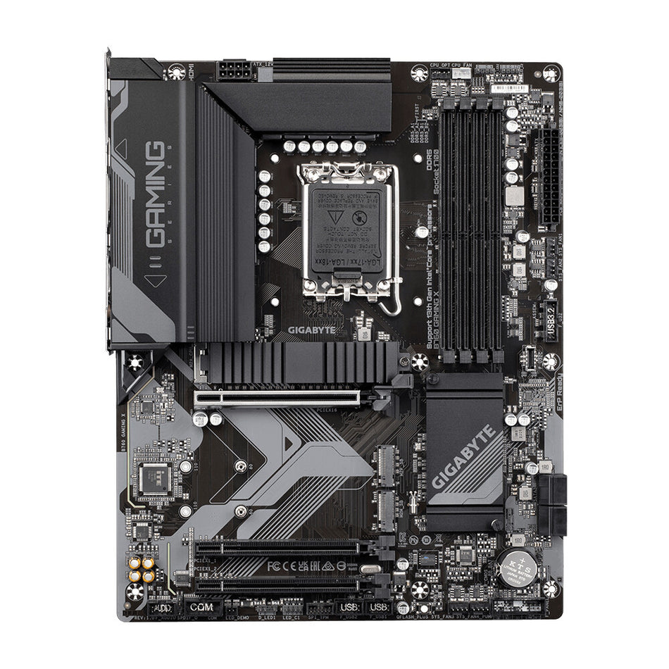 GIGABYTE B760 GAMING X Motherboard - Supports Intel Core 14th Gen CPUs, 8+1+1 Phases Digital VRM, up to 7600MHz DDR5 (OC), 3xPCIe 4.0 M.2, 2.5GbE LAN, USB 3.2 Gen 2