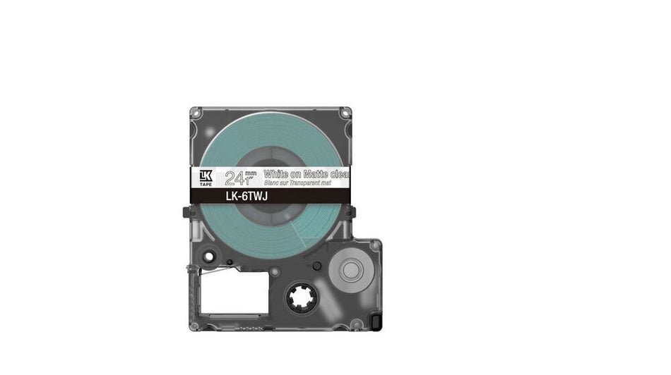 Epson LK-6TWJ Transparent, White