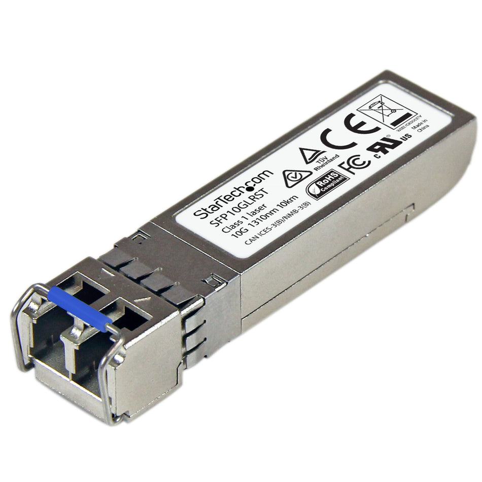 StarTech.com Cisco SFP-10G-LR Compatible SFP+ Transceiver Module - 10GBASE-LR~Cisco SFP-10G-LR Compatible SFP+ Module - 10GBASE-LR - 10GbE Single Mode Fiber SMF Optic Transceiver - 10GE Gigabit Ethernet SFP+ - LC 10km - 1310nm - DDM Cisco Firepower, ASR90