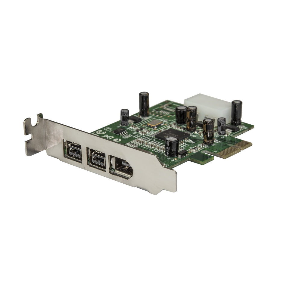 StarTech.com 3 Port 2b 1a Low Profile 1394 PCI Express FireWire Card Adapter