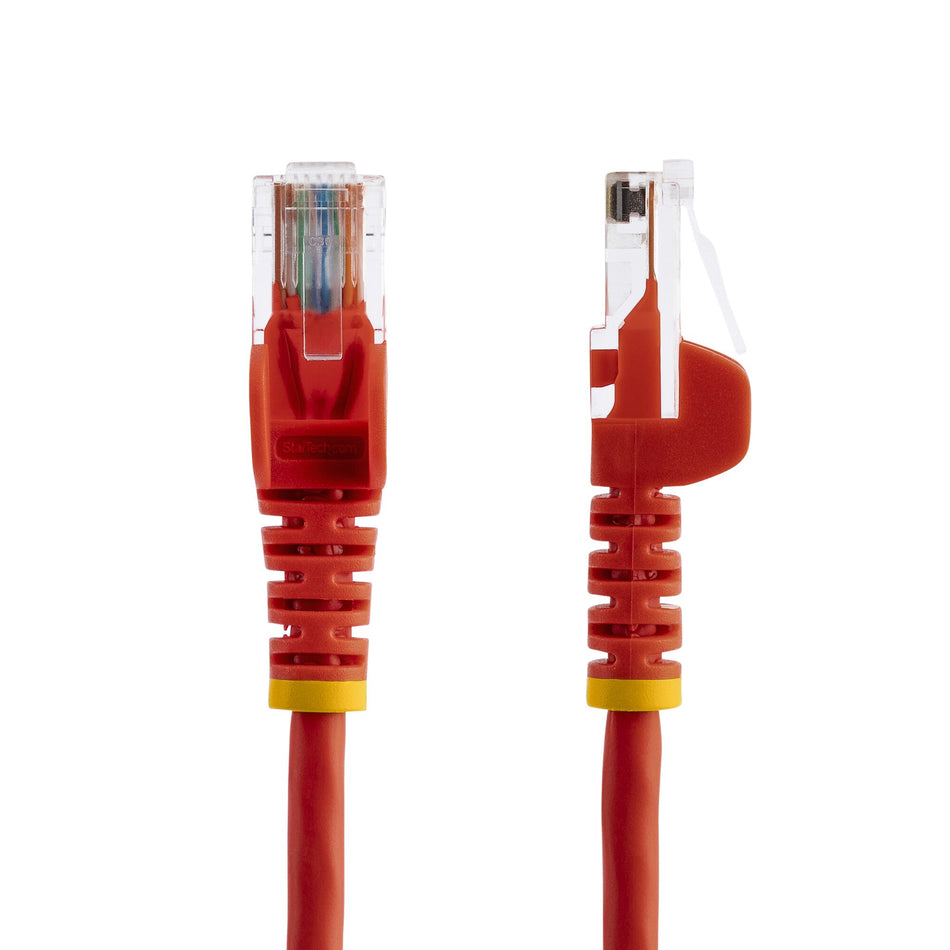 StarTech.com Cat5e Ethernet Patch Cable with Snagless RJ45 Connectors - 0.5 m, Red