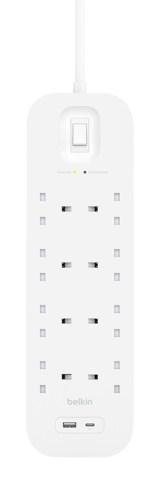 Belkin Connect White 8 AC outlet(s) 2 m