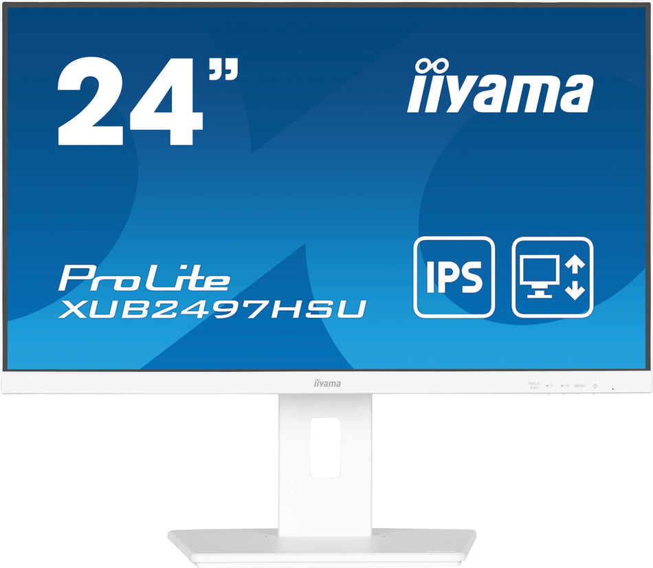 iiyama ProLite XUB2497HSU-W2 computer monitor 60.5 cm (23.8") 1920 x 1080 pixels Full HD LED White