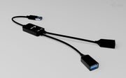 i-tec USB-A Cable HUB 2 port (2x USB-A)