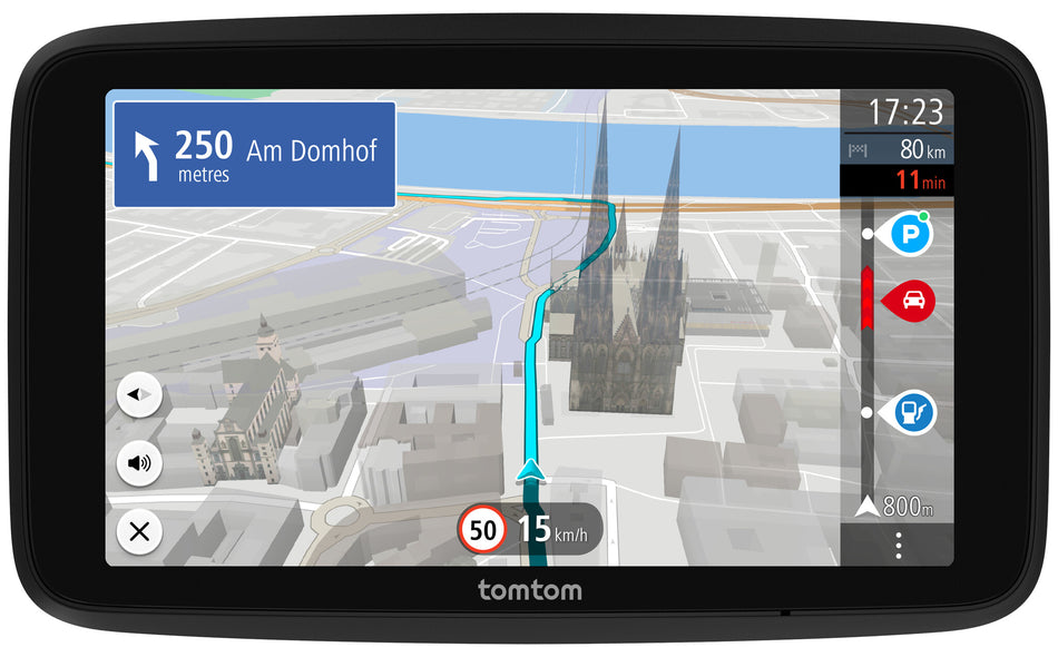 TomTom GO navigator Handheld/Fixed 15.2 cm (6") Touchscreen 270 g Black