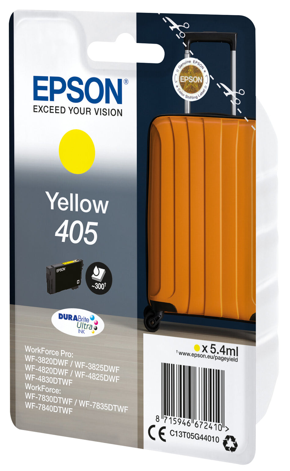 Epson 405 DURABrite Ultra Ink ink cartridge 1 pc(s) Original Standard Yield Yellow