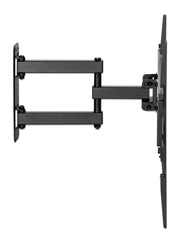Manhattan Wall Mount for TV & Monitors (Full Motion), For screens 32" to 55", VESA compatibility: all between 100x100mm to 400x400mm - check the dimensions of the four mounting holes on back of screen to ensure it fits, Max 35kg, Black, Bracket