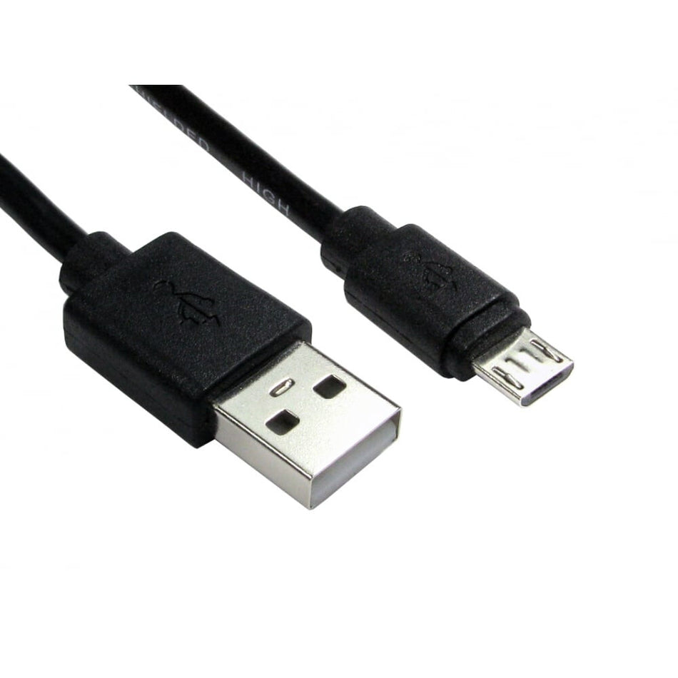 Cables Direct 99CDL2-1603 USB cable USB 2.0 3 m USB A Micro-USB B Black