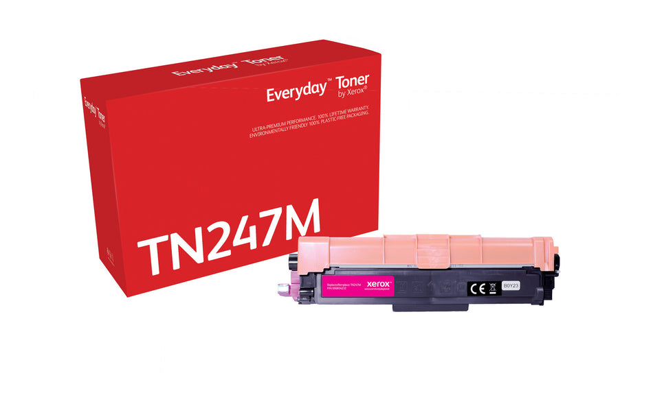 Everyday ™ Magenta Toner by Xerox compatible with Brother TN247M, High capacity