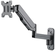 Manhattan Wall Mount for TV & Monitors (Spring Arm 3 pivots), For screens 17" to 32", VESA compatibility: 75x75mm and 100x100mm - check the dimensions of the four mounting holes on back of screen to ensure it fits, Max 8kg, Black, Bracket, Lifetime