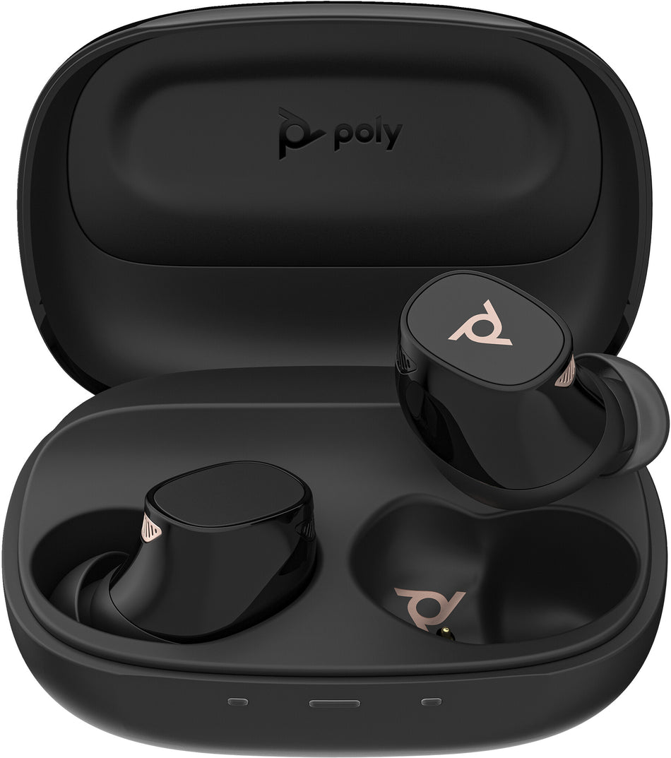 Poly Voyager Free 20 Black Earbuds +Basic Charge Case Customer Special 1