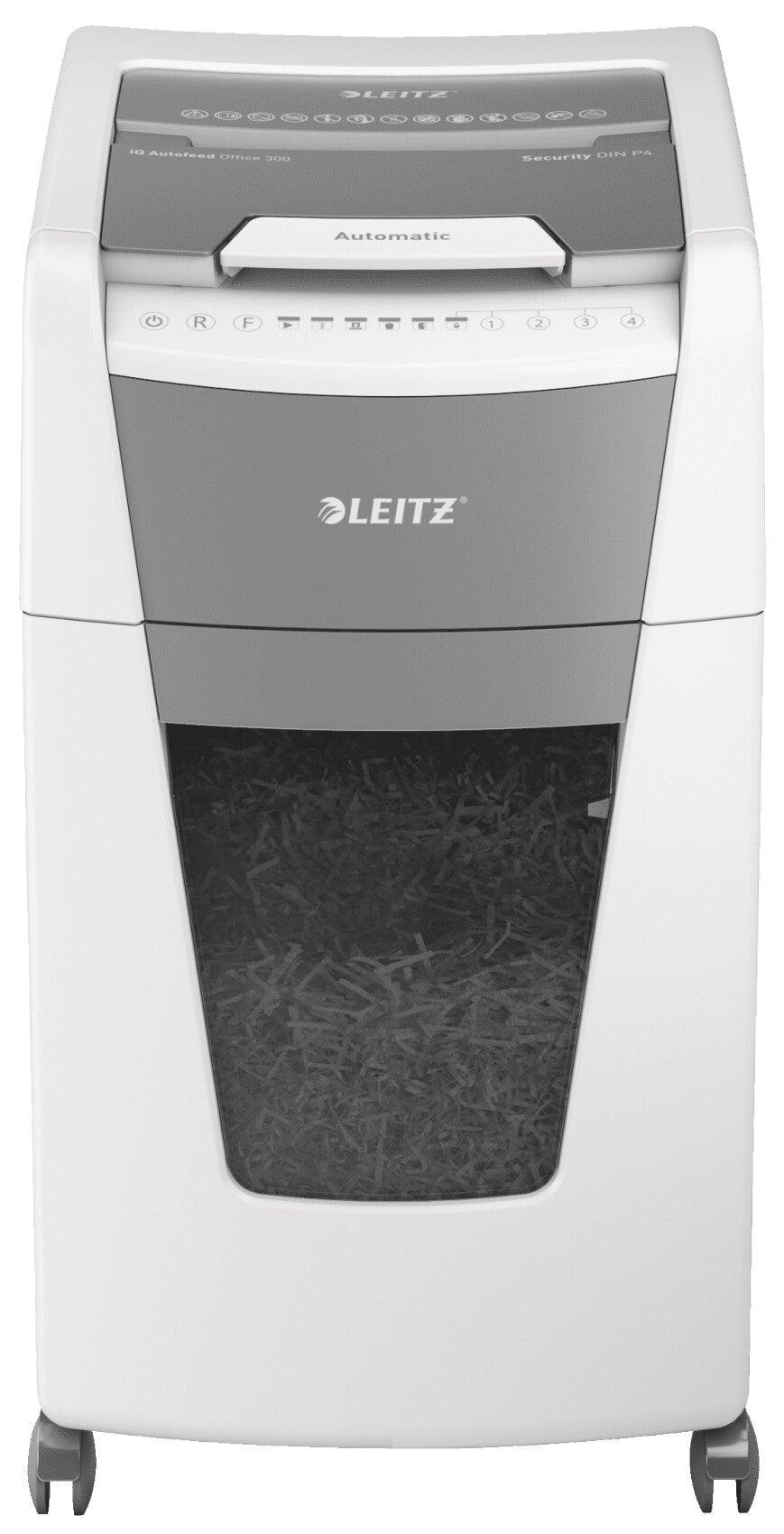 Leitz P4 60L paper shredder Cross shredding 55 dB 23 cm Black, Silver, White