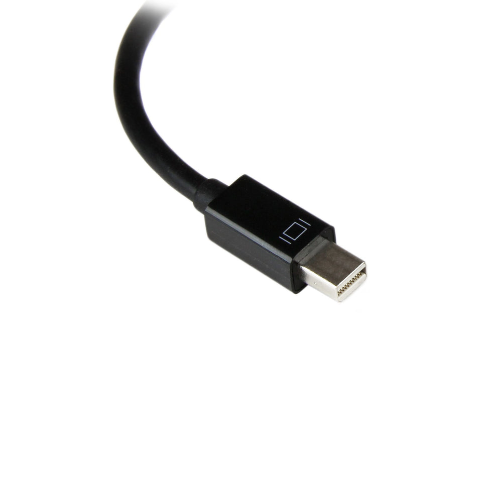 StarTech.com Mini DisplayPort to VGA Adapter - Active Mini DP to VGA Converter - 1080p Video - mDP or Thunderbolt 1/2 Mac/PC to VGA Monitor/Projector/Display - mDP 1.2 to VGA Dongle - Black