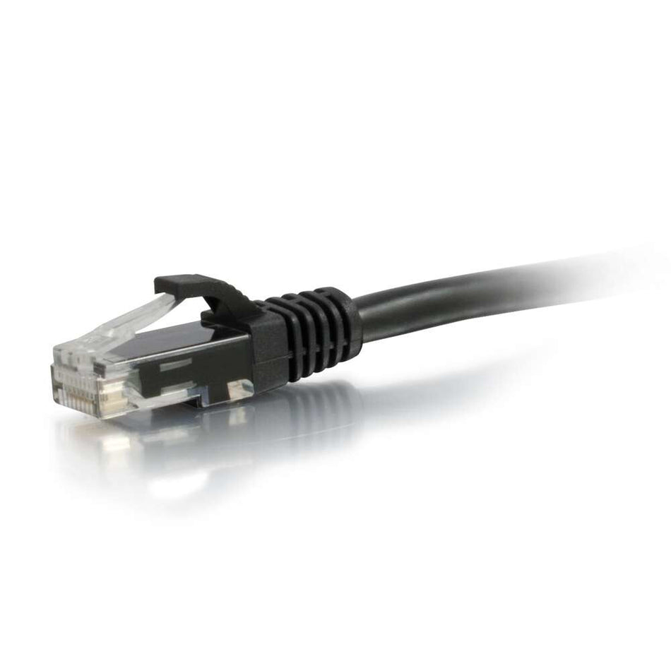 C2G 1m Cat6 Booted Unshielded (UTP) Network Patch Cable - Black