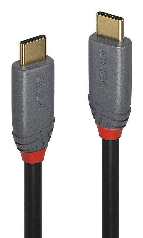Lindy 36904 USB cable USB 3.2 Gen 2 (3.1 Gen 2) 3 m USB C 10 Gbit/s 100 W Black