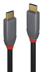 Lindy 36904 USB cable USB 3.2 Gen 2 (3.1 Gen 2) 3 m USB C 10 Gbit/s 100 W Black