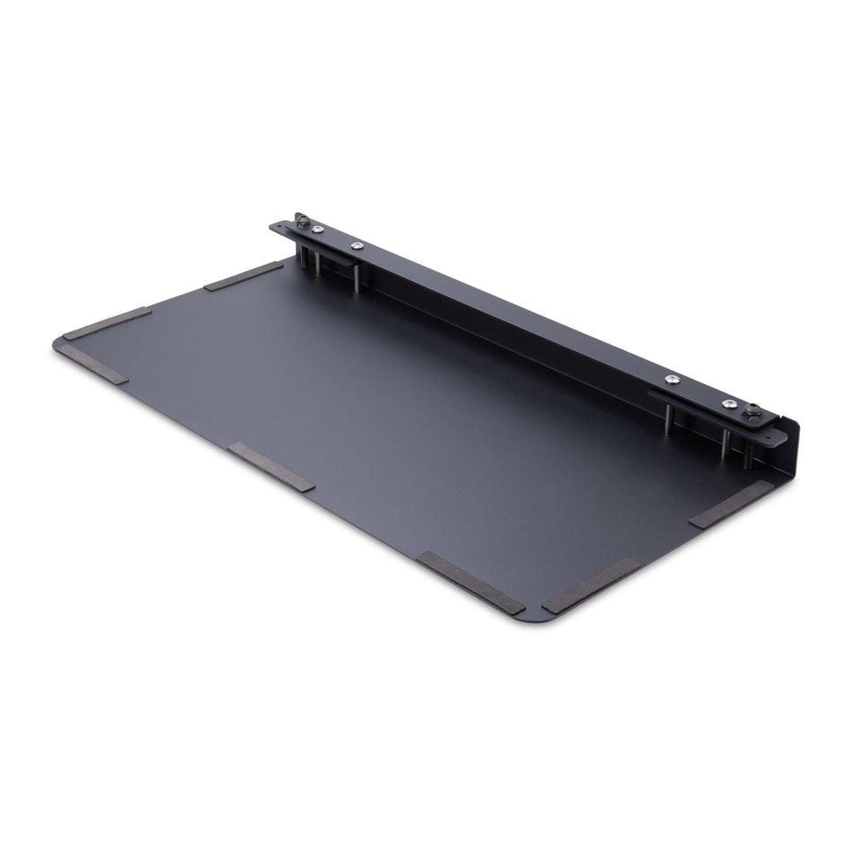 StarTech.com Clamp-On Steel Desk Corner Sleeve for L-Shaped/Corner Desk, For 0.5-1.5in (12.7-38.1mm) Desks, Increase Space for Keyboard/Mouse, Desk Extender/Tray For Wooden/Steel Desks, Ships Assembled