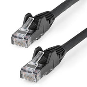 StarTech.com 7m CAT6 Ethernet Cable - LSZH (Low Smoke Zero Halogen) - 10 Gigabit 250Mhz 100W PoE RJ45 10GbE UTP Network Patch Cord Snagless with Strain Relief - Black, CAT 6, ETL Verified, 24AWG