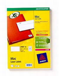 Avery White Mini Laser Labels