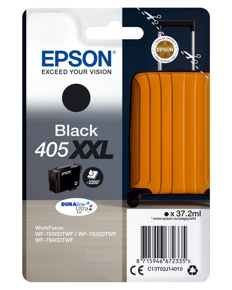 Epson 405XXL DURABrite Ultra Ink ink cartridge 1 pc(s) Original Extra (Super) High Yield Black