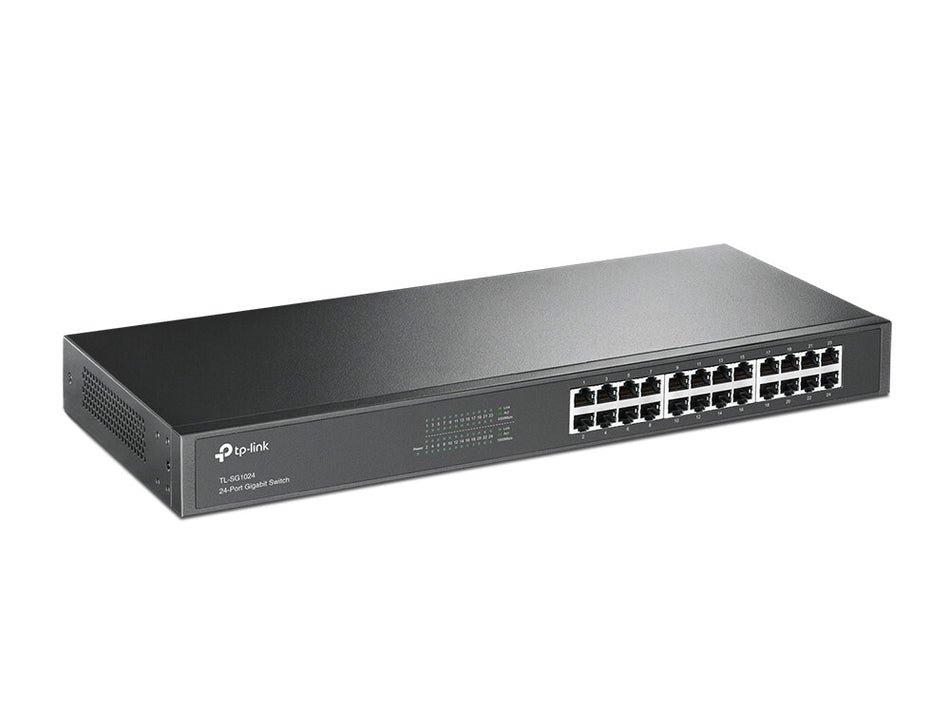 TP-Link TL-SG1024 network switch Unmanaged L2 Gigabit Ethernet (10/100/1000) Black