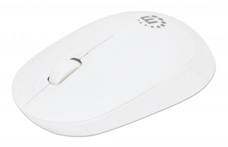 Manhattan Performance III Wireless Mouse, White, 1000dpi, 2.4Ghz (up to 10m), USB, Optical, Ambidextrous, Three Button with Scroll Wheel, USB nano receiver, AA battery (not included), Low friction base, Three Year Warranty, Retail Box