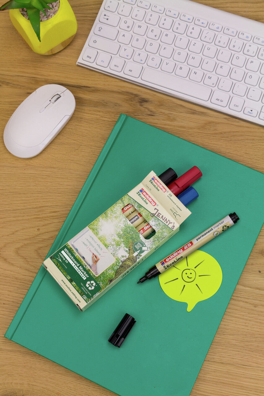 Edding 28 1.5-3mm 4er-Etui Whiteboardmarker Rund EcoLine
