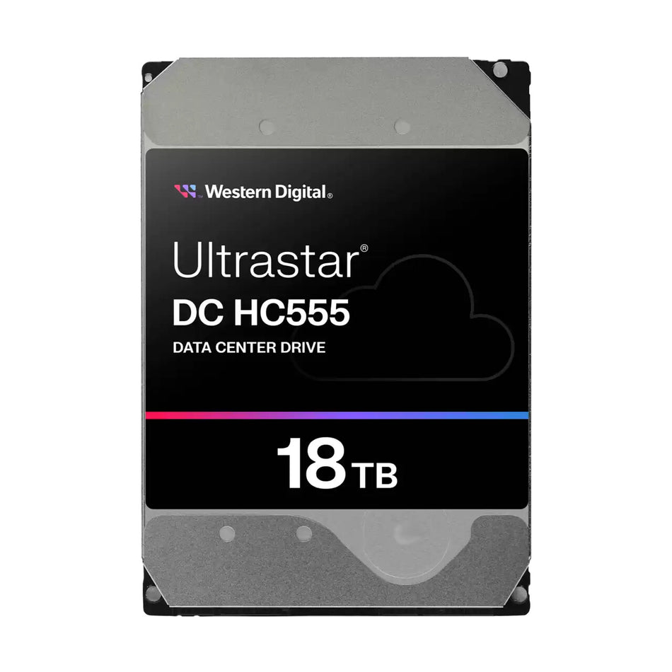 Western Digital Ultrastar DC HC555 internal hard drive 18 TB 7200 RPM 512 MB 3.5" Serial ATA III