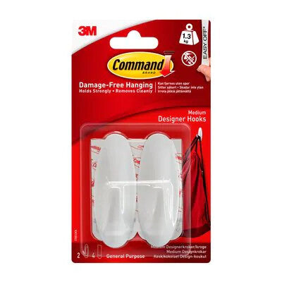 3M 7100117769 home storage hook Indoor Universal hook White 6 pc(s)