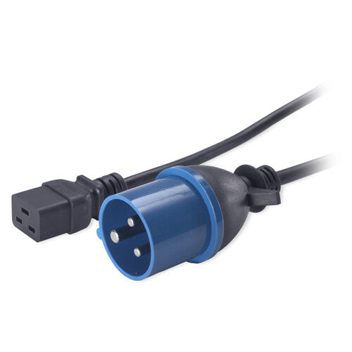 APC C19/IEC309 2.5m Black C19 coupler