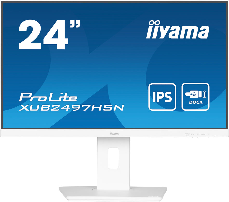 iiyama ProLite XUB2497HSN-W2 computer monitor 60.5 cm (23.8") 1920 x 1080 pixels Full HD LED White