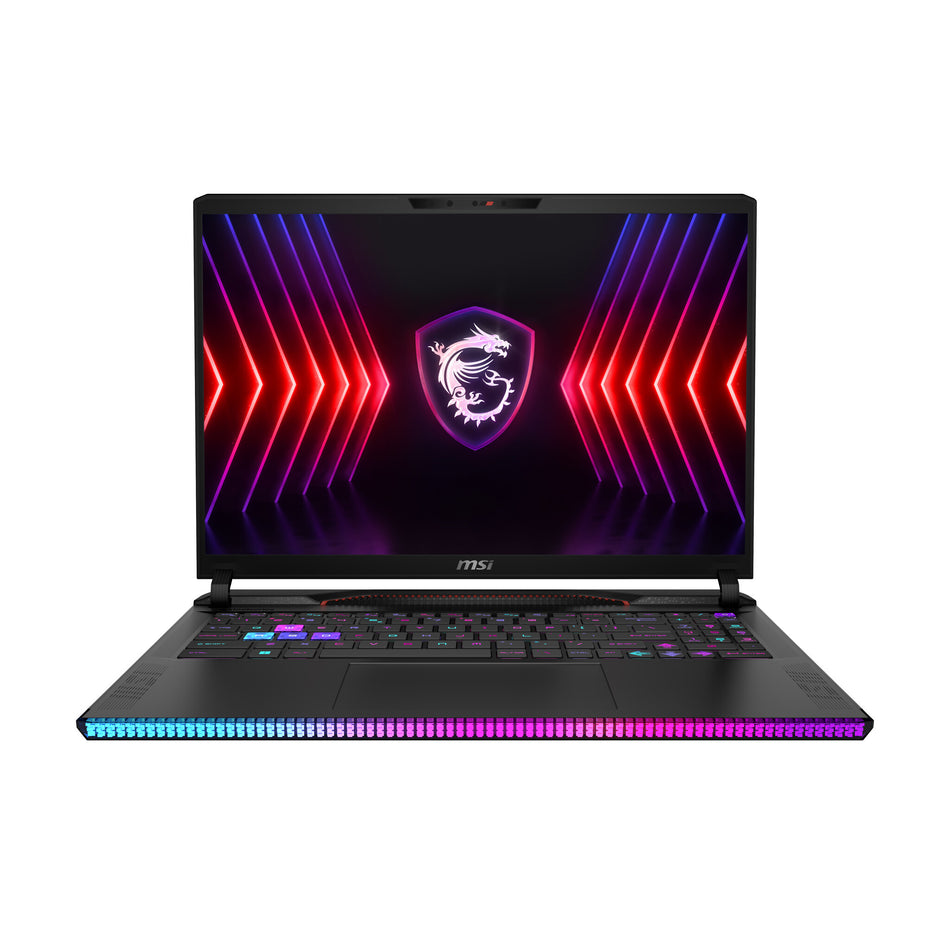 MSI Gaming Raider GE68 HX 14VHG-291UK Intel® Core™ i9 i9-14900HX Laptop 40.6 cm (16") Quad HD+ 32 GB DDR5-SDRAM 2 TB SSD NVIDIA GeForce RTX 4080 Wi-Fi 7 (802.11be) Windows 11 Home Black