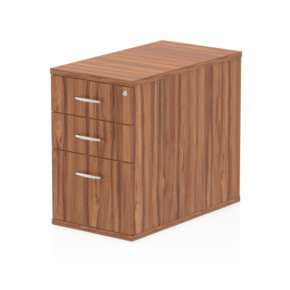 Dynamic I000131 office drawer unit Walnut Melamine Faced Chipboard (MFC)