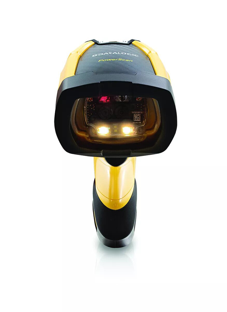 Datalogic PM9600-HP433RBK20 barcode reader Handheld bar code reader 1D/2D Laser Black, Yellow