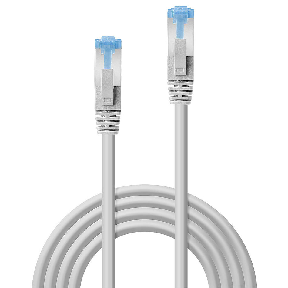 Lindy 10m Cat.6A S/FTP LSZH Network Cable, Grey