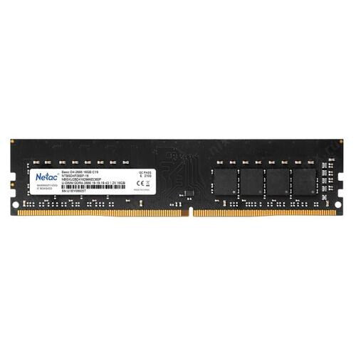 Netac NTBSD4P26SP-16 memory module 16 GB DDR4 2666 MHz