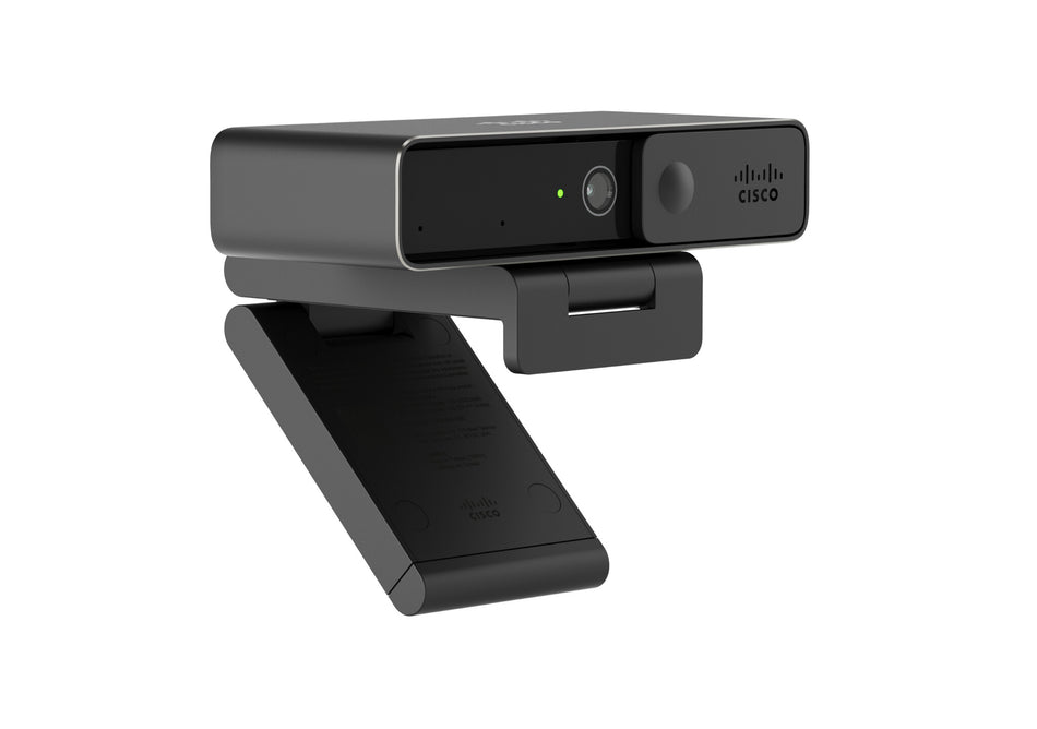 Cisco Desk Camera 4K in Carbon Black with up to 4K Ultra HD Video, Dual Microphones, Low-Light Performance, 1-Year Limited Hardware Warranty (CD-DSKCAM-C-WW)