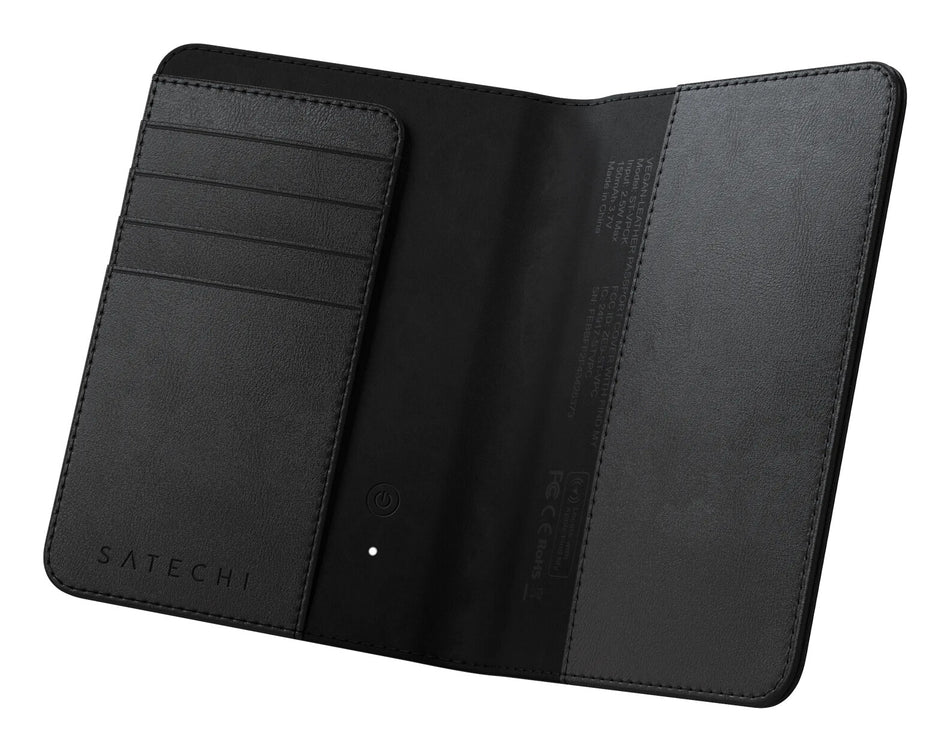 Satechi FindAll passport cover Black Vegan leather