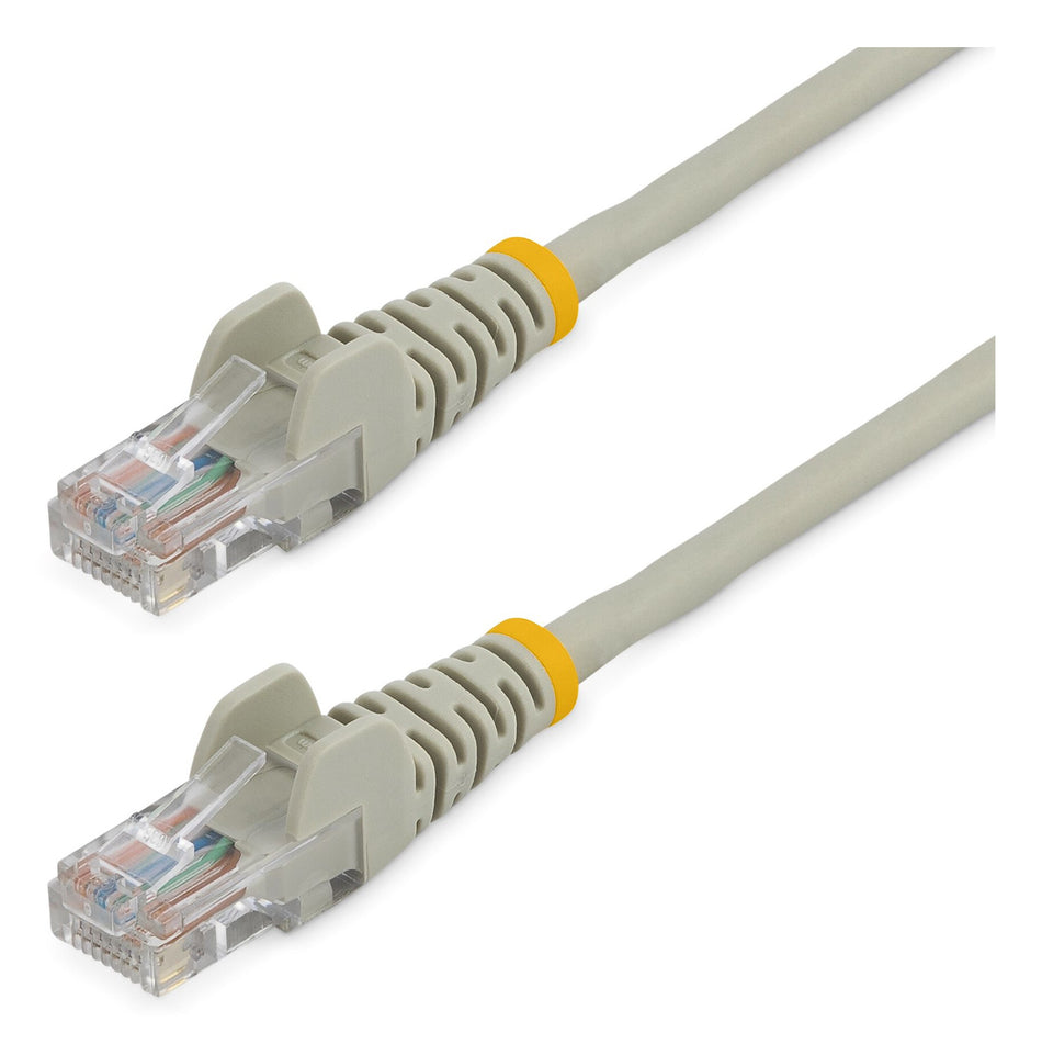 StarTech.com Cat5e Patch Cable with Snagless RJ45 Connectors - 2m, Gray