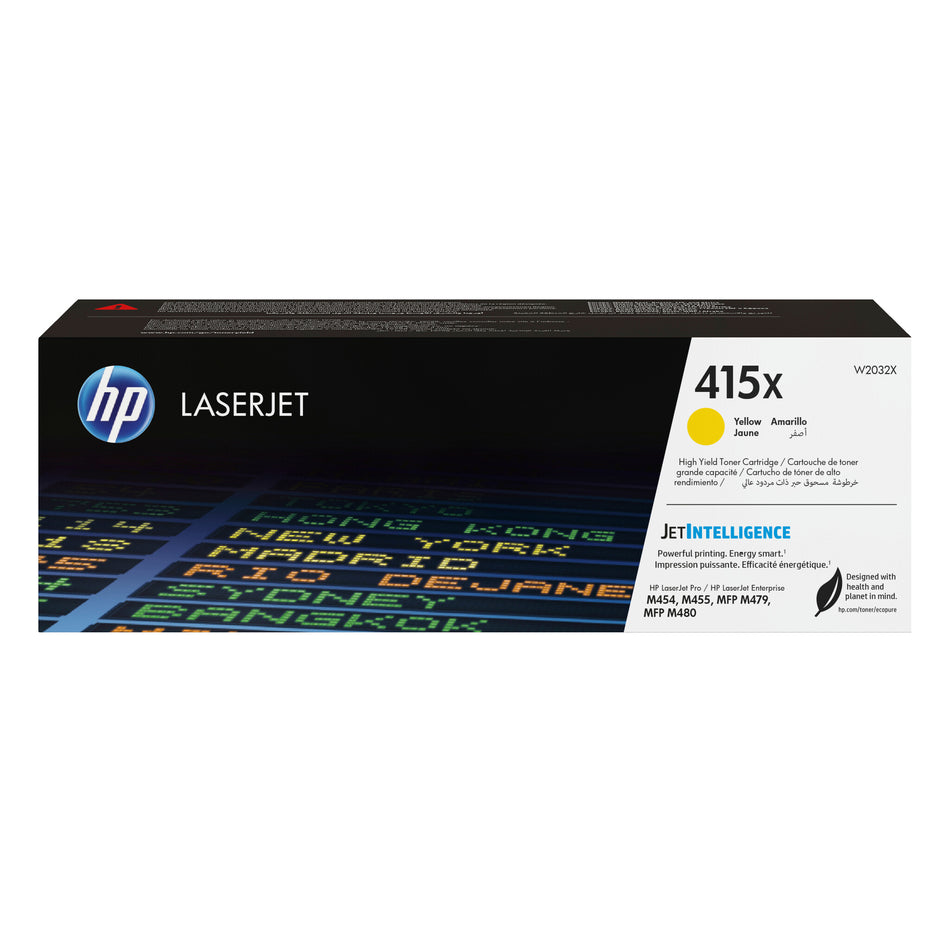 HP 415X High Yield Yellow Original LaserJet Toner Cartridge