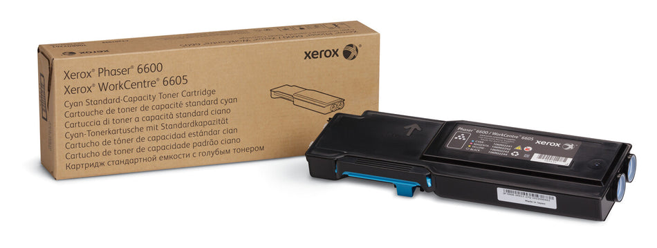 Xerox Genuine Phaser™ 6600, WorkCentre™ 6605 Cyan Standard capacity Toner Cartridge