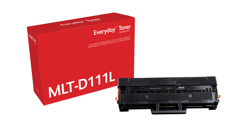 Everyday ™ Black Toner by Xerox compatible with Samsung MLT-D111L, High capacity