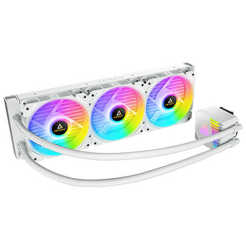 Antec Symphony 360 ARGB White Processor All-in-one liquid cooler 12 cm Black, White 1 pc(s)