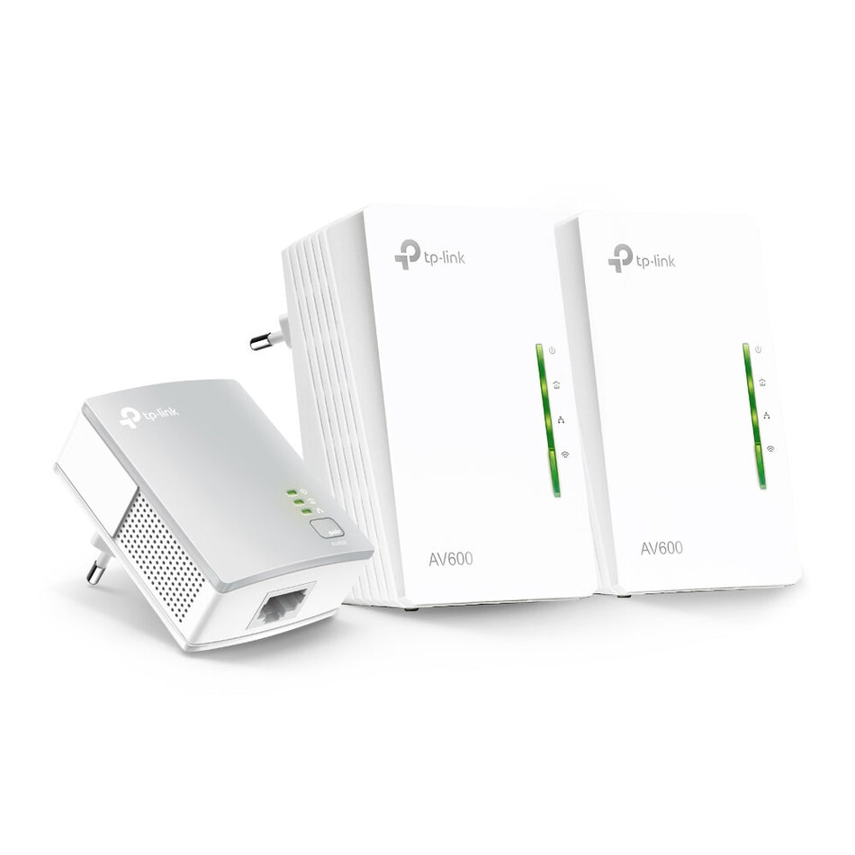 TP-Link TL-WPA4220T KIT PowerLine network adapter 300 Mbit/s Ethernet LAN Wi-Fi White 3 pc(s)