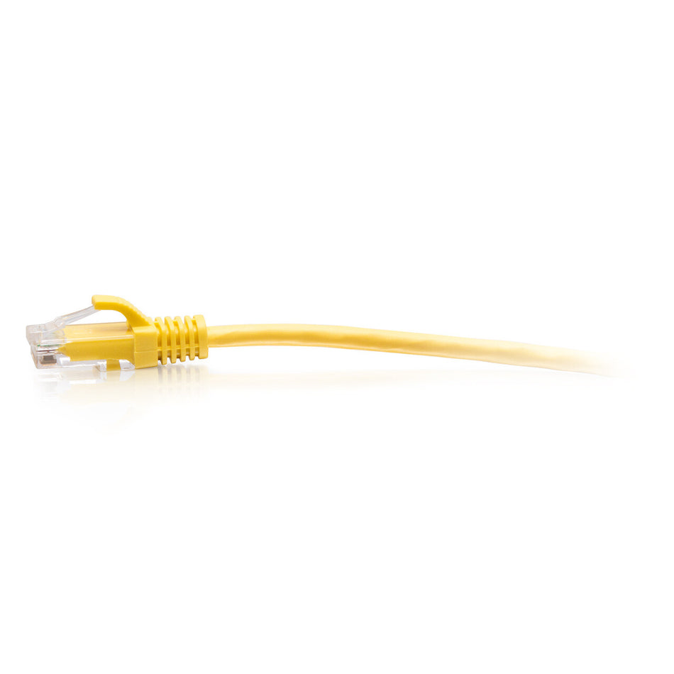 C2G 0.3m Cat6a Snagless Unshielded (UTP) Slim Ethernet Patch Cable - Yellow