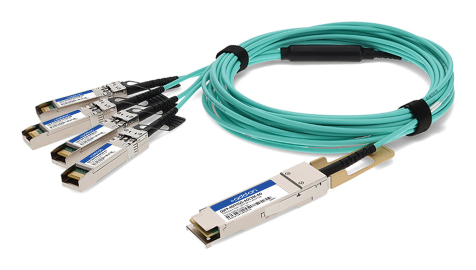 AddOn Networks MSA and TAA 800GBase-CU OSFP to 2xQSFP112 Direct Attach Cable (Passive Twinax, 3m)